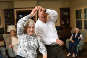 Elderly Dancing Couple
